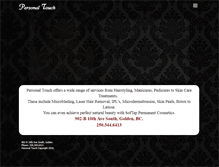 Tablet Screenshot of personal-touch.ca